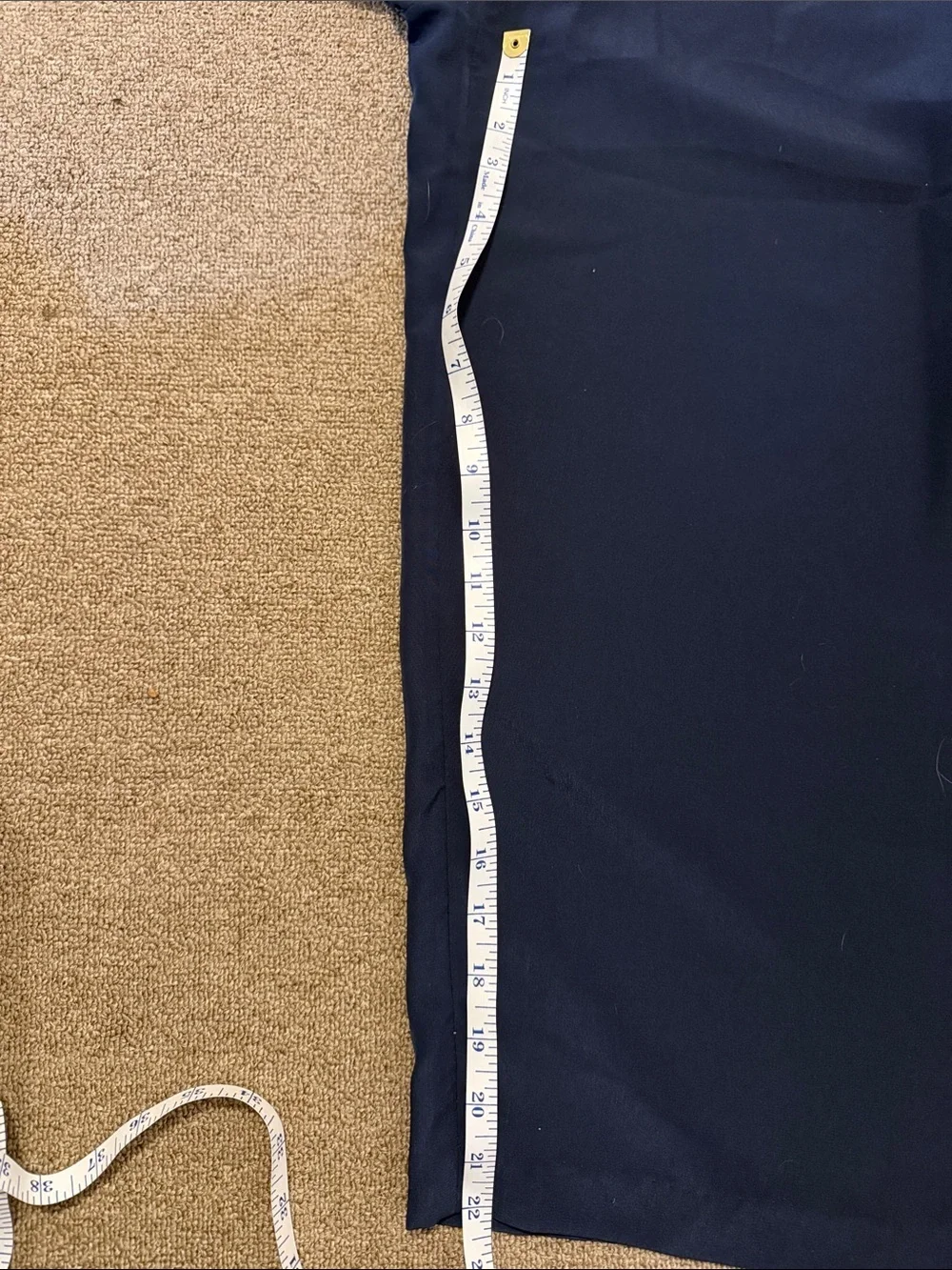 Michael Kors Navy blue belted wide leg pants